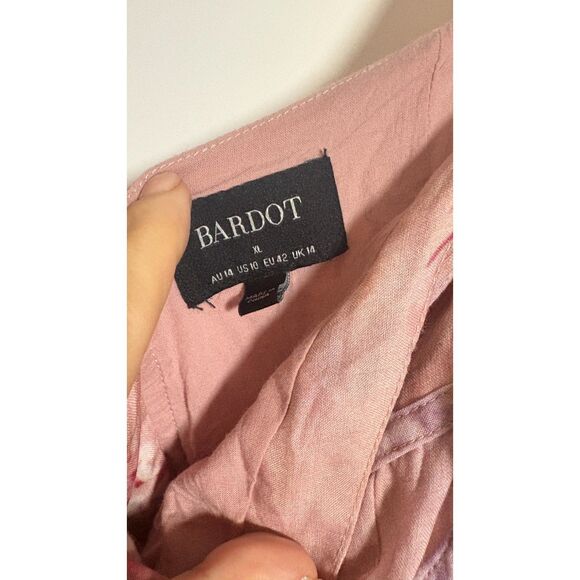 Bardot Evermore Corset Soft Pink Floral Mini Dress Bardot Size 10 - Picture 5 of 5